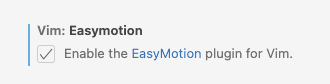 EasyMotion in VScode